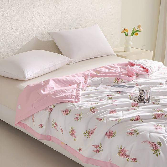 91家纺网 家纺一手货源 找家纺 元元被芯 2025新款亲肤舒适磨毛印花夏被被子被芯 盛夏