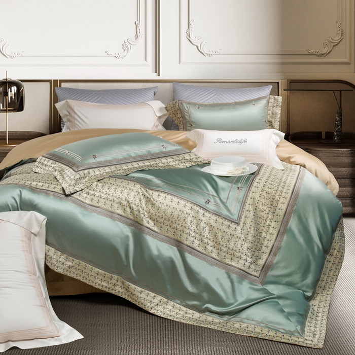 91家纺网 家纺一手货源 找家纺 （总）至爱今生 2025新款亲肤舒适四件套-安纳庄园