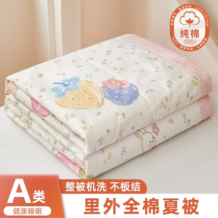 91家纺网 家纺一手货源 找家纺 （总）黛妮雅2025新款里外全棉印花棉花被纯棉单件夏被夏凉被空调被夏被四件套