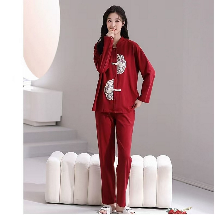 91家纺网 家纺一手货源 找家纺 （总）洛兰沙家居馆【只代发】【只代发】  拉架棉婚庆家居服