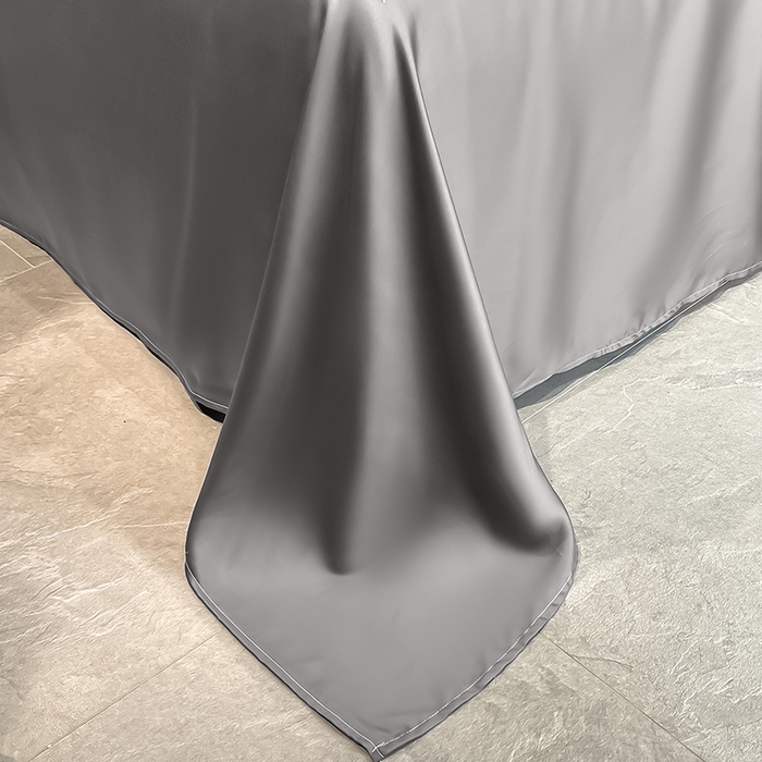 91家纺网 家纺一手货源 找家纺 露梦家纺2025新款A类水洗真丝夏被-格调 格调-高级灰