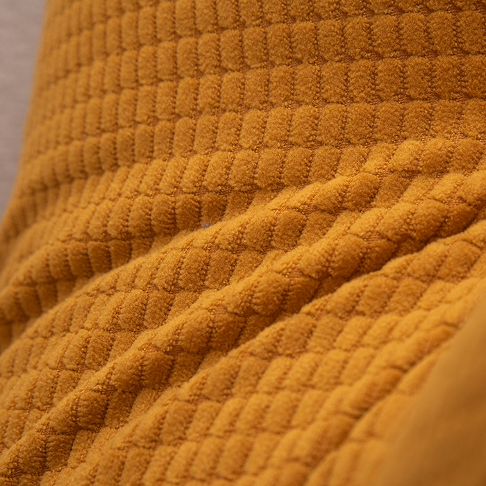 91家纺网 家纺一手货源 找家纺 美达人 2025新款玉米绒三角靠垫 奶酪橙-玉米绒