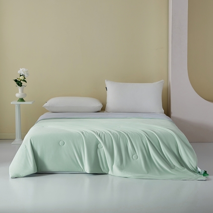 梦恬佳 2025新款A类凉感丝夏凉被 水绿色