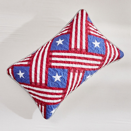 91家纺网 家纺一手货源 找家纺 温宁家纺 2025新款枕套 印花旗子