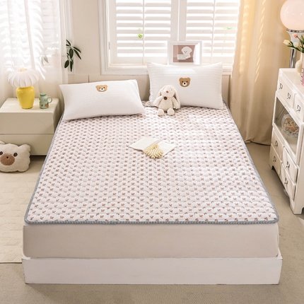 91家纺网 家纺一手货源 找家纺 （总）正邦家纺 2025新款泡泡棉软糯夹棉床褥床垫