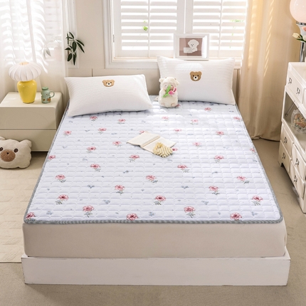 91家纺网 家纺一手货源 找家纺 （总）正邦家纺 2025新款泡泡棉软糯夹棉床褥床垫