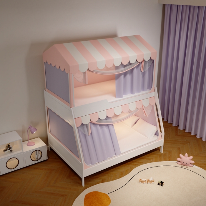 91家纺网 家纺一手货源 找家纺 （总）卓尔居2025新款子母蚊帐小房子系列