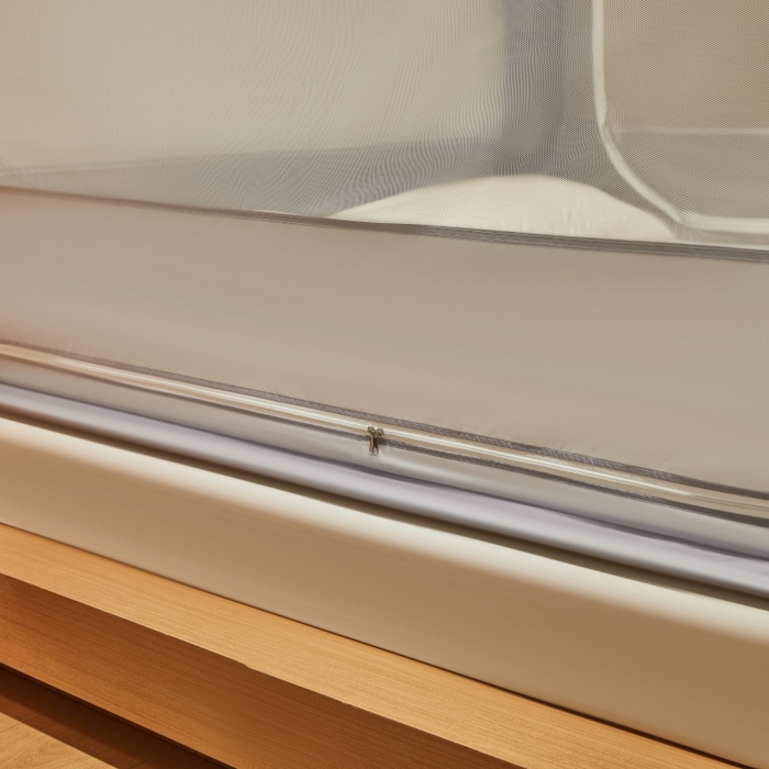 91家纺网 家纺一手货源 找家纺 卓尔居2025新款成人坐床外穿蚊帐-mood.max max.浅粉