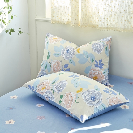 91家纺网 家纺一手货源 找家纺 （总）黛妮雅 2025新款里外全棉印花枕套