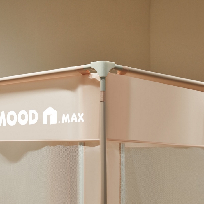 91家纺网 家纺一手货源 找家纺 卓尔居2025新款成人坐床外穿蚊帐-mood.max max.浅粉