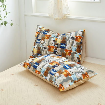 91家纺网 家纺一手货源 找家纺 （总）黛妮雅 2025新款里外全棉印花枕套