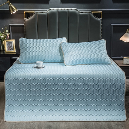 91家纺网 家纺一手货源 找家纺 （总）世纪绒品 2026新款凉感丝印花款乳胶凉席