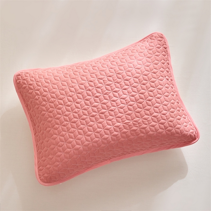 91家纺网 家纺一手货源 找家纺 温宁家纺 2025新款枕套 花瓣豆沙