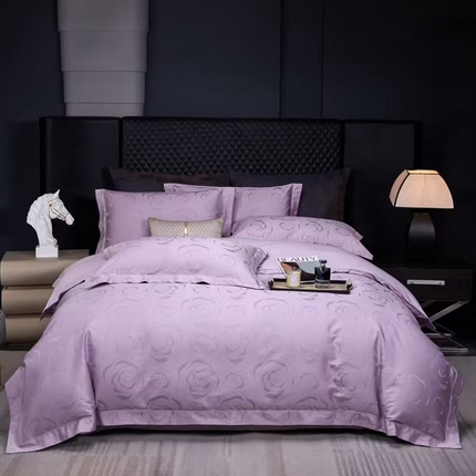 91家纺网 家纺一手货源 找家纺 （总）玖琳家纺 2025新款100s提花高支高密新疆长绒棉四件套