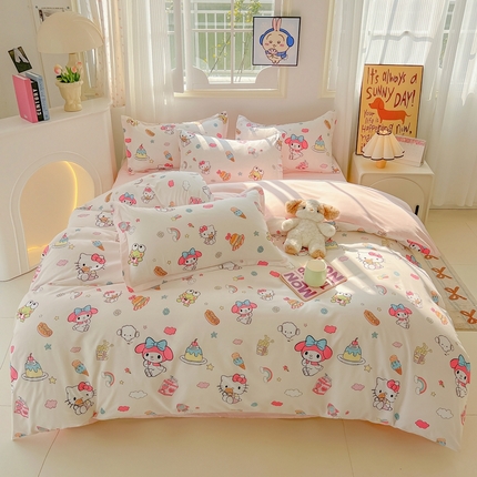 91家纺网 家纺一手货源 找家纺 （总）梦卓家纺 2025新款亲肤芦荟棉单被套