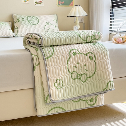 91家纺网 家纺一手货源 找家纺 （总）世纪绒品 2026新款凉感丝印花款乳胶凉席