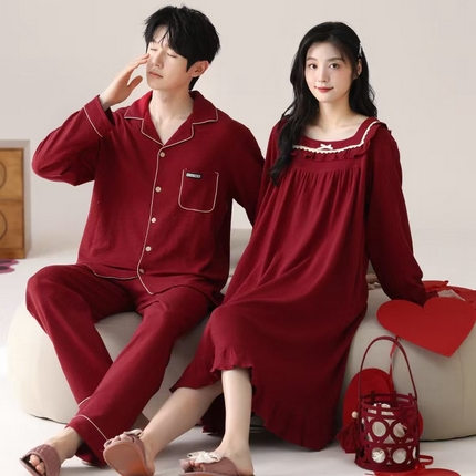 91家纺网 家纺一手货源 找家纺 （总）洛兰沙家居馆【只代发】【只代发】 拉架棉婚庆睡袍家居服