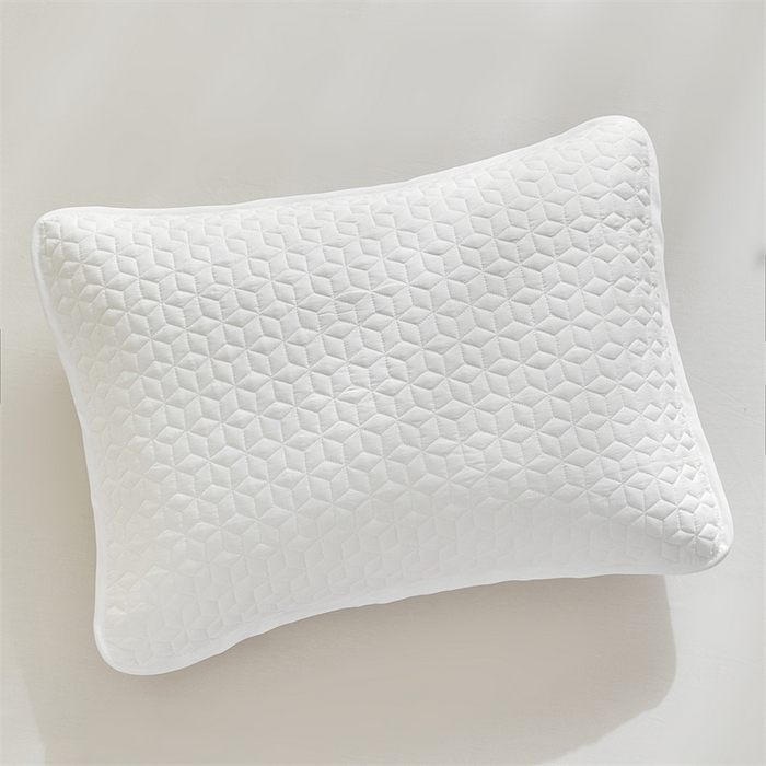 91家纺网 家纺一手货源 找家纺 温宁家纺 2025新款枕套 花瓣白色