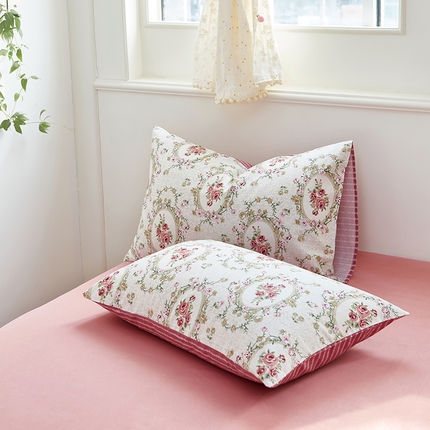 91家纺网 家纺一手货源 找家纺 （总）黛妮雅 2025新款里外全棉印花枕套