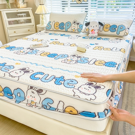 91家纺网 家纺一手货源 找家纺 （总）世纪绒品 2026新款印花卡通床笠款乳胶凉席