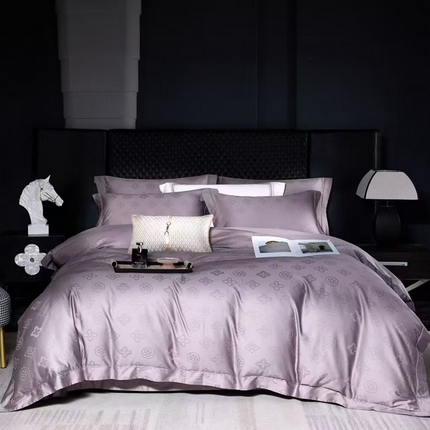 91家纺网 家纺一手货源 找家纺 （总）玖琳家纺 2025新款100s提花高支高密新疆长绒棉四件套