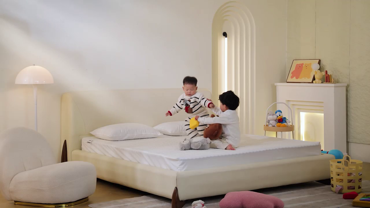 91家纺网 家纺一手货源 找家纺 卓尔居2025新款成人坐床外穿蚊帐-mood.max max.浅米