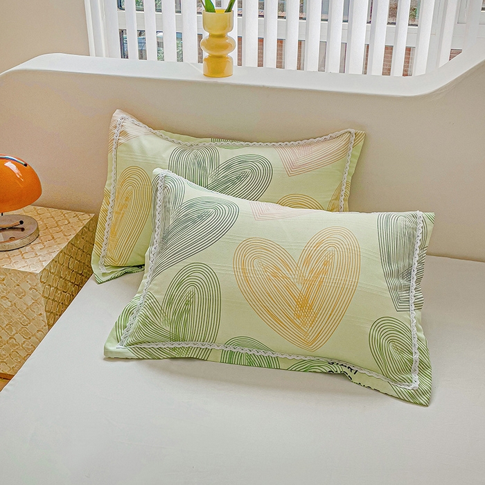 91家纺网 家纺一手货源 找家纺 2025春夏新品鱼骨棉老粗布凉席 心动-绿