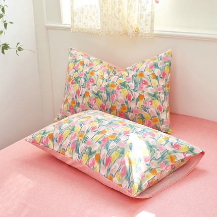 91家纺网 家纺一手货源 找家纺 （总）黛妮雅 2025新款里外全棉印花枕套