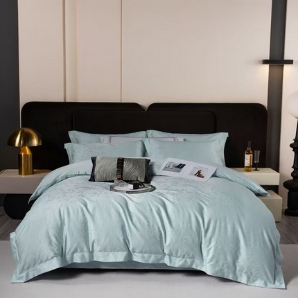 91家纺网 家纺一手货源 找家纺 （总）玖琳家纺 2025新款100s提花高支高密新疆长绒棉四件套