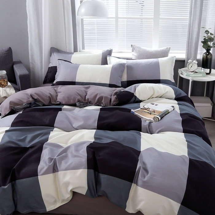 91家纺网 家纺一手货源 找家纺 梦卓家纺 2025新款亲肤芦荟棉单被套 创意空间