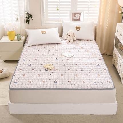 91家纺网 家纺一手货源 找家纺 （总）正邦家纺 2025新款泡泡棉软糯夹棉床褥床垫