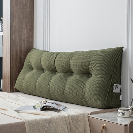 91家纺网 家纺一手货源 找家纺 美达人 2025新款玉米绒三角靠垫 奶酪橙-玉米绒