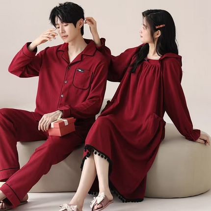 91家纺网 家纺一手货源 找家纺 （总）洛兰沙家居馆【只代发】【只代发】 拉架棉婚庆睡袍家居服