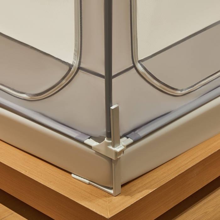 91家纺网 家纺一手货源 找家纺 卓尔居2025新款成人坐床外穿蚊帐-mood.max max.浅粉