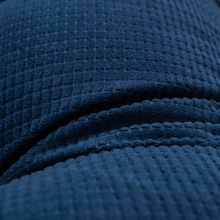 91家纺网 家纺一手货源 找家纺 美达人 2025新款玉米绒三角靠垫 柏林蓝-玉米绒