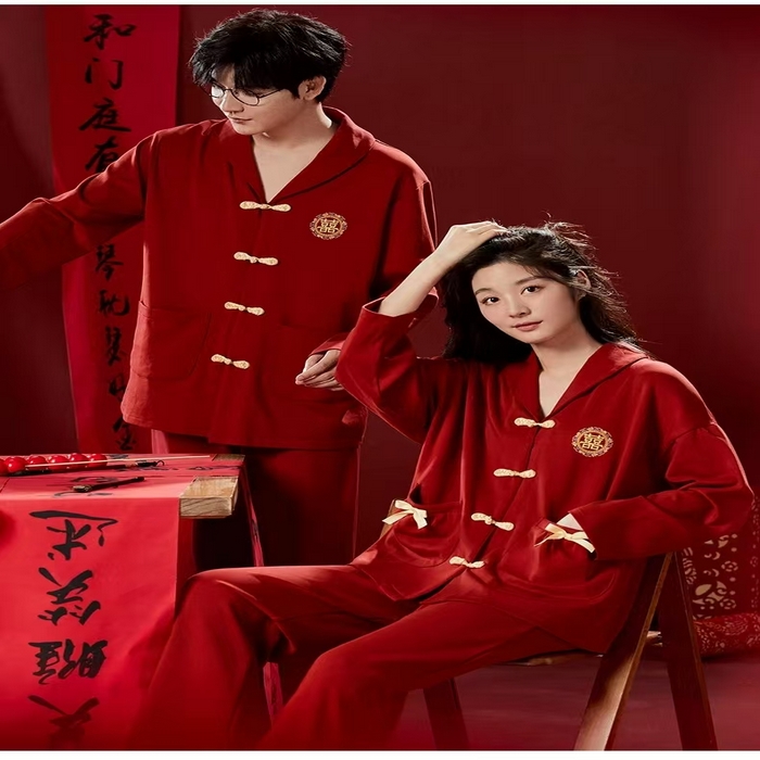 91家纺网 家纺一手货源 找家纺 （总）洛兰沙家居馆【只代发】【只代发】 拉架棉婚庆家居服