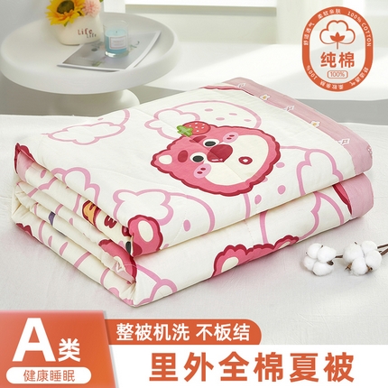 91家纺网 家纺一手货源 找家纺 （总）黛妮雅2025新款里外全棉印花棉花被纯棉单件夏被夏凉被空调被夏被四件套