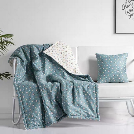 91家纺网 家纺一手货源 找家纺 （总）冬巢 2024新款13372纯棉抱枕被靠背空调被沙发靠垫