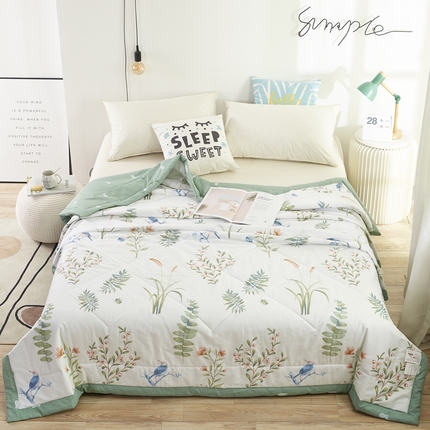 91家纺网 家纺一手货源 找家纺 （总）美之润2025新款A类全棉印花夏被空调被夏凉被