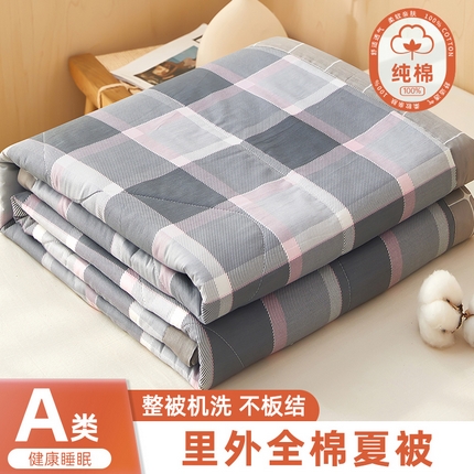 91家纺网 家纺一手货源 找家纺 （总）黛妮雅2025新款里外全棉印花棉花被纯棉单件夏被夏凉被空调被夏被四件套