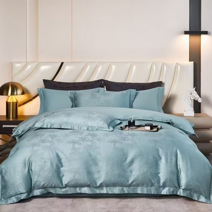 91家纺网 家纺一手货源 找家纺 （总）玖琳家纺 2025新款100s提花高支高密新疆长绒棉四件套