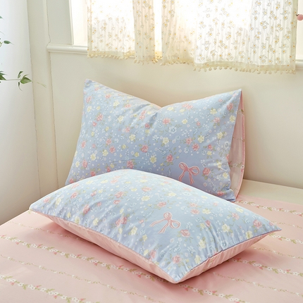 91家纺网 家纺一手货源 找家纺 （总）黛妮雅 2025新款里外全棉印花枕套