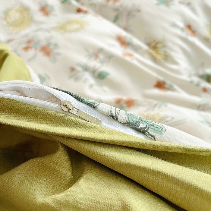 91家纺网 家纺一手货源 找家纺 2025春夏新款水洗棉麻学生小号三件套 向阳