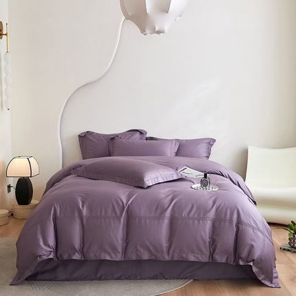 91家纺网 家纺一手货源 找家纺 （总）玖琳家纺 2025新款100s CR工艺埋绳款新疆长绒棉四件套