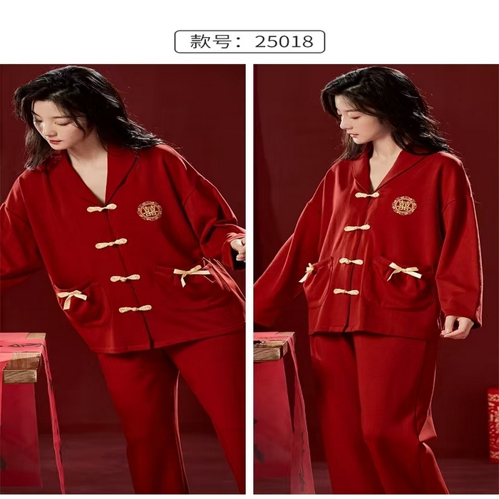 91家纺网 家纺一手货源 找家纺 （总）洛兰沙家居馆【只代发】【只代发】 拉架棉婚庆家居服