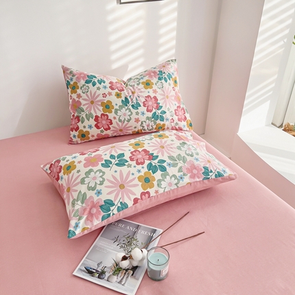 91家纺网 家纺一手货源 找家纺 （总）黛妮雅 2025新款里外全棉印花枕套