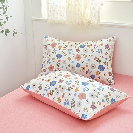 91家纺网 家纺一手货源 找家纺 （总）黛妮雅 2025新款里外全棉印花枕套