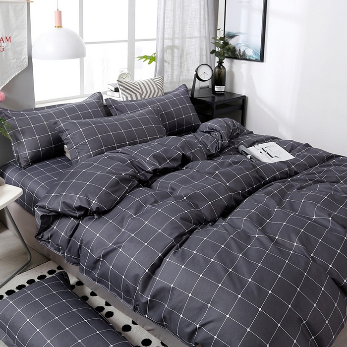 91家纺网 家纺一手货源 找家纺 梦卓家纺 2025新款亲肤芦荟棉单被套 憧憬