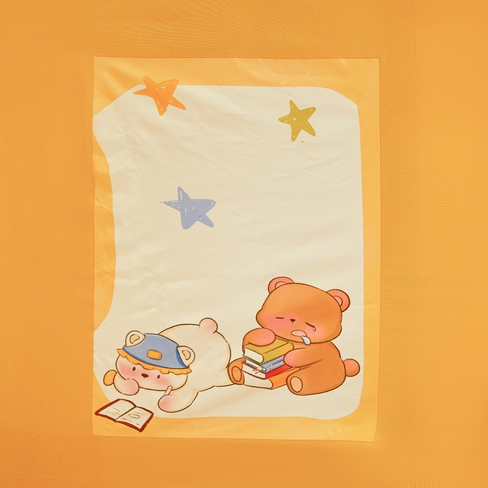 91家纺网 家纺一手货源 找家纺 卓尔居2025新款儿童小房子坐床式防摔蚊帐螺纹碳素钢支架梦幻 梦幻星屋-橘