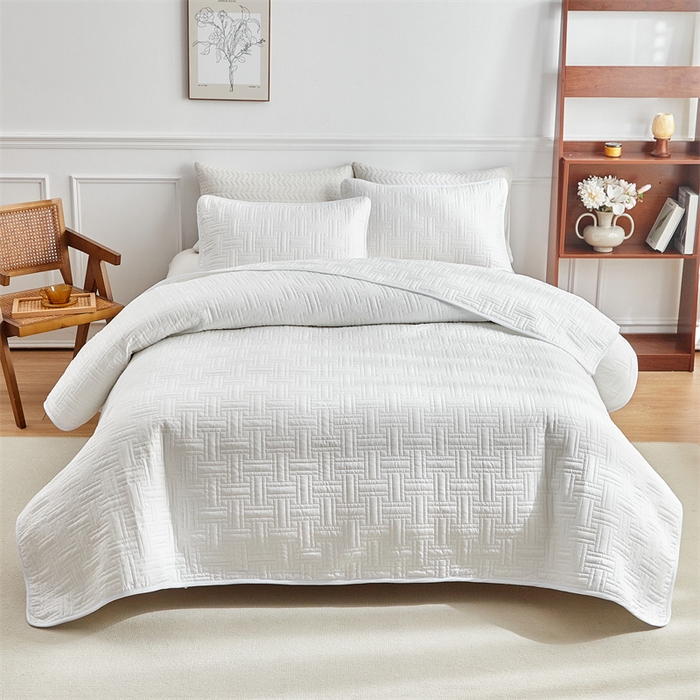 91家纺网 家纺一手货源 找家纺 温宁家纺 2025新款枕套 横竖格白色